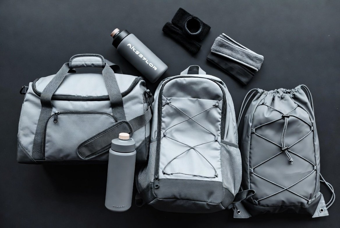 Sports bags including gym bags and backpacks